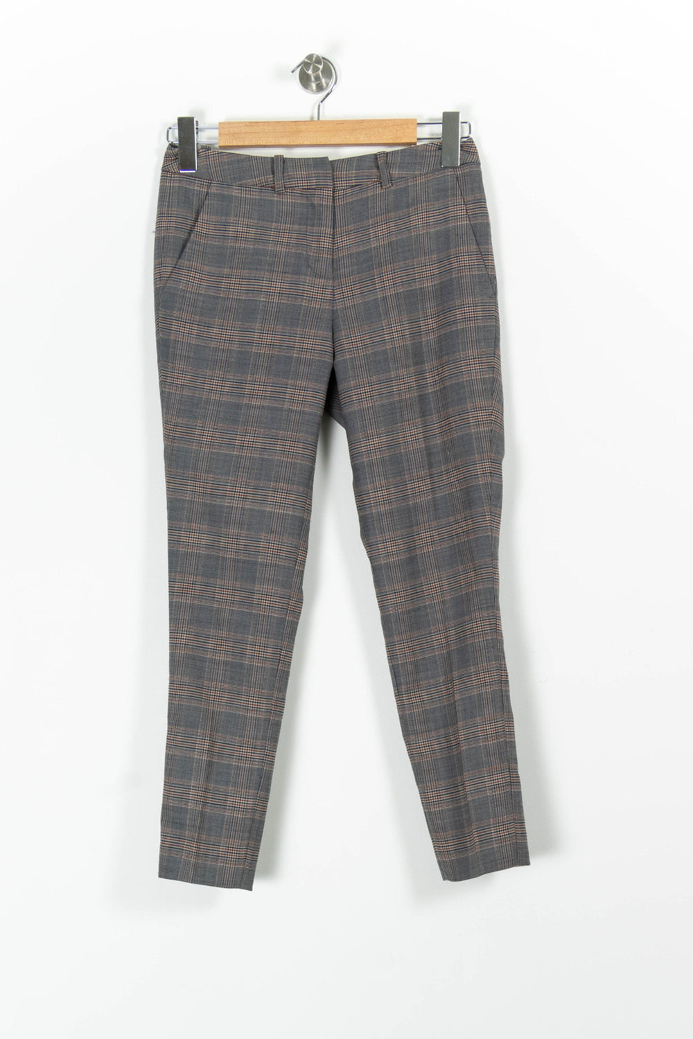 Pantalon Carreaux Gris et Marron - Taille XS/34 de la marque ba&sh | PARAD85952 - Vendu par Paradigme - Image 2