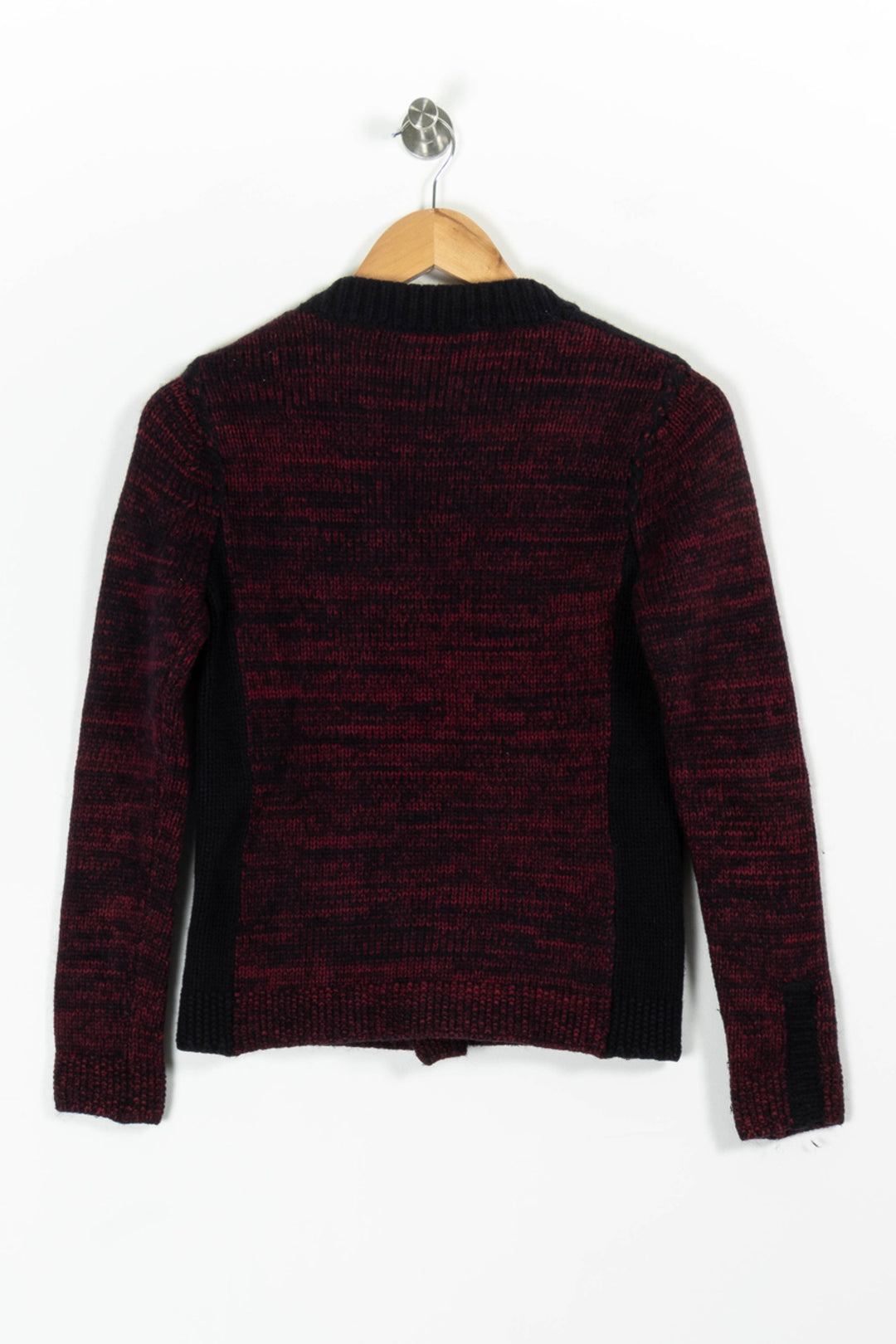Cardigan Bordeaux et Noir - Taille XS/34 de la marque Comptoir des Cotonniers | PARAD85961 - Vendu par Paradigme - Image 4