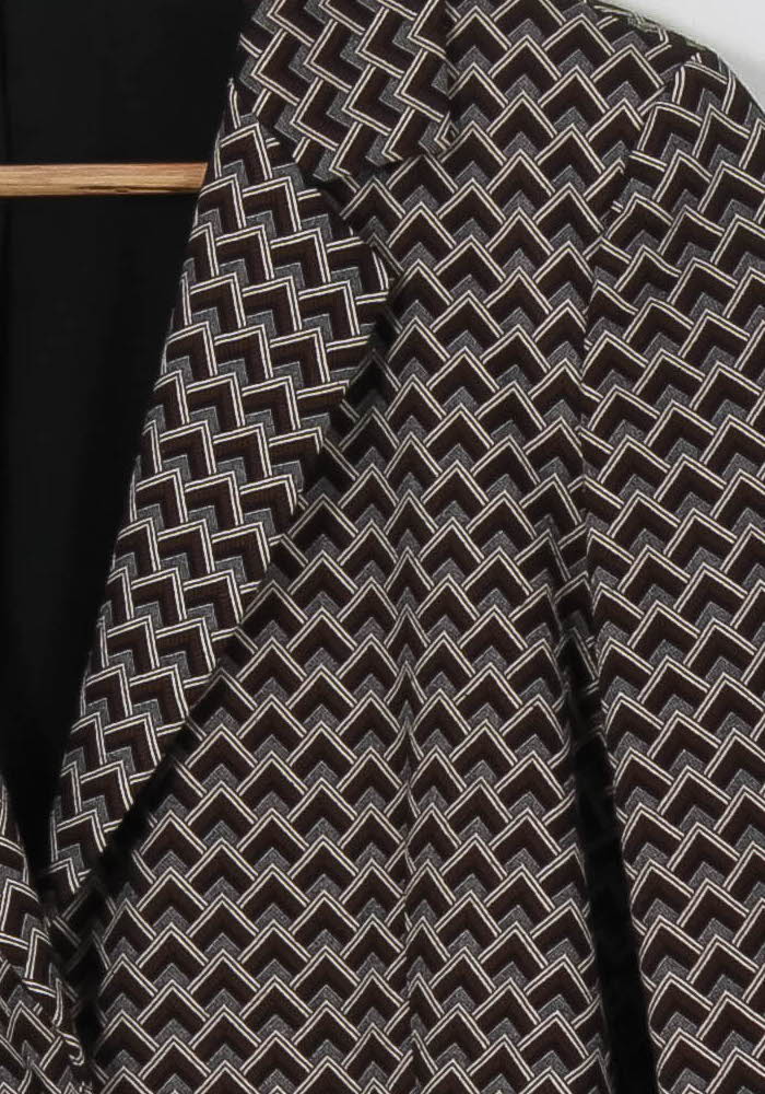 Blazer Marron et Noir - Taille S/36 de la marque Liu Jo | PARAD86006 - Vendu par Paradigme - Image 3