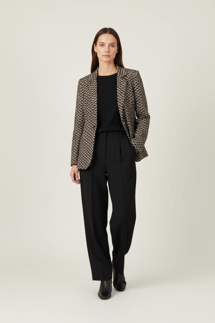 Blazer Marron et Noir - Taille S/36 de la marque Liu Jo | PARAD86006 - Vendu par Paradigme - Image 1