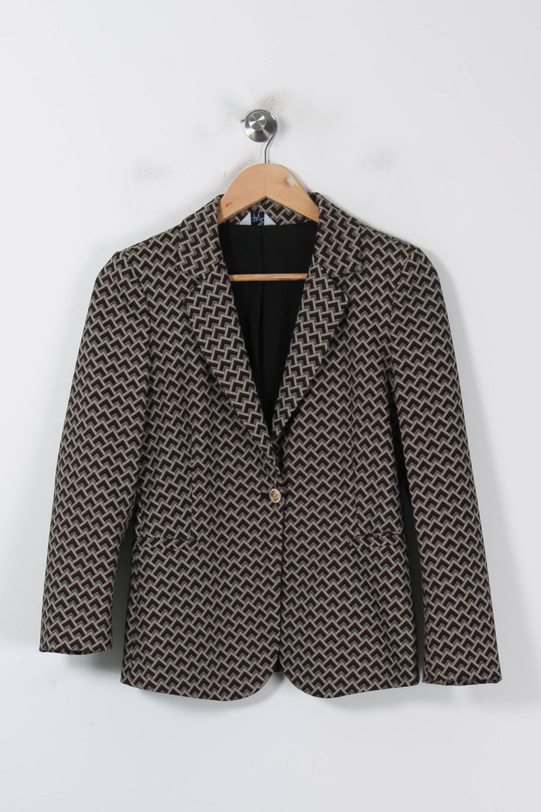 Blazer Marron et Noir - Taille S/36 de la marque Liu Jo | PARAD86006 - Vendu par Paradigme - Image 2