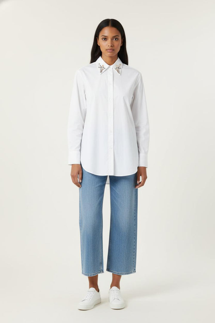 Chemise Blanche - Taille S/36 de la marque Sandro | PARAD86007 - Vendu par Paradigme - Image 1