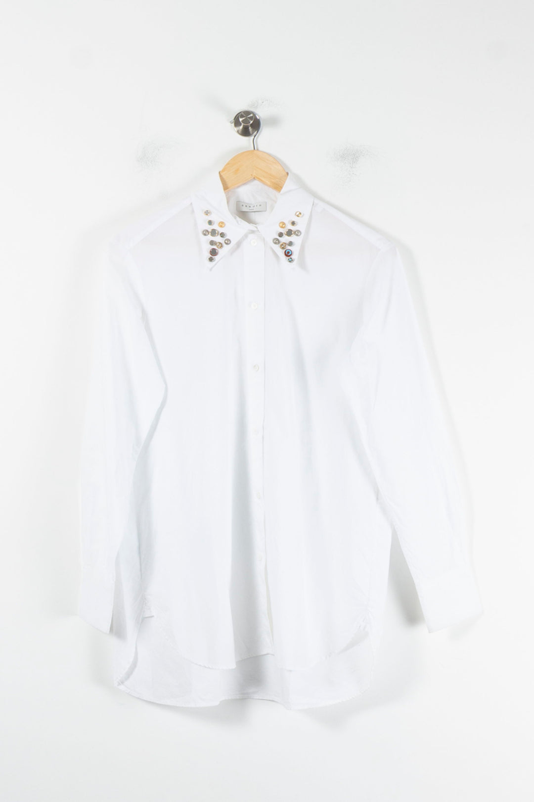 Chemise Blanche - Taille S/36 de la marque Sandro | PARAD86007 - Vendu par Paradigme - Image 2