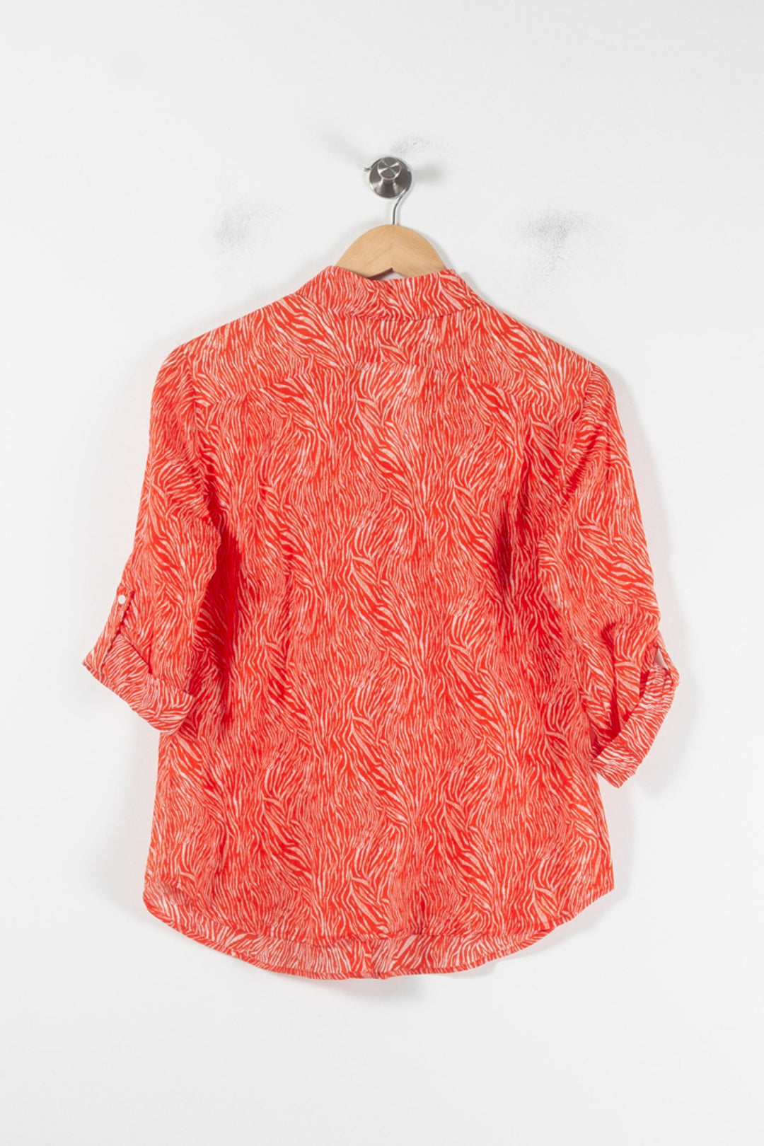 Chemise Orange et Blanche - Taille M/38 de la marque One Step | PARAD86010 - Vendu par Paradigme - Image 4
