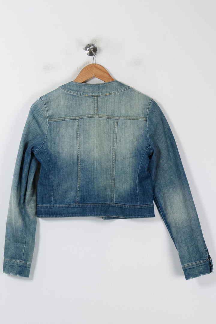 Veste En Jean Bleue - Taille M/38 de la marque La Fée Maraboutée | PARAD86012 - Vendu par Paradigme - Image 4