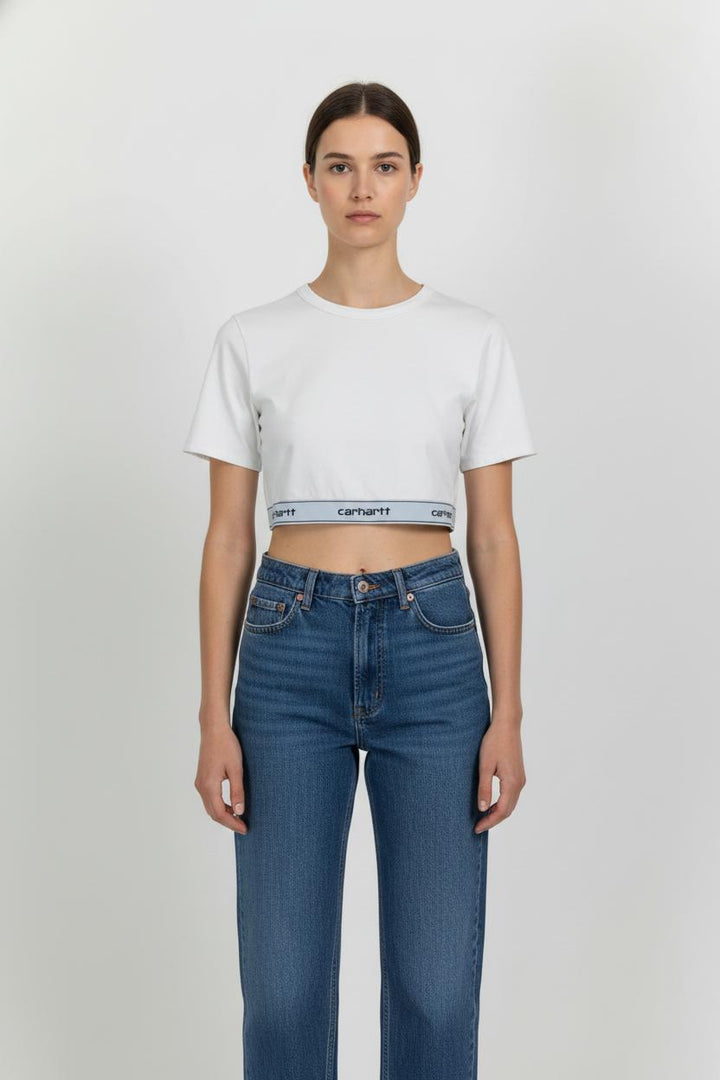 Crop top Blanc - Taille S/36 de la marque Carhartt | PARAD86020 - Vendu par Paradigme - Image 1