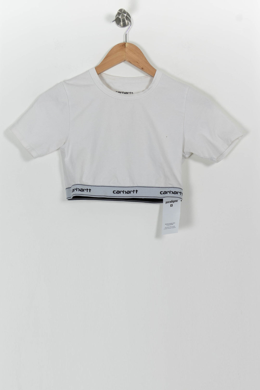 Crop top Blanc - Taille S/36 de la marque Carhartt | PARAD86020 - Vendu par Paradigme - Image 2
