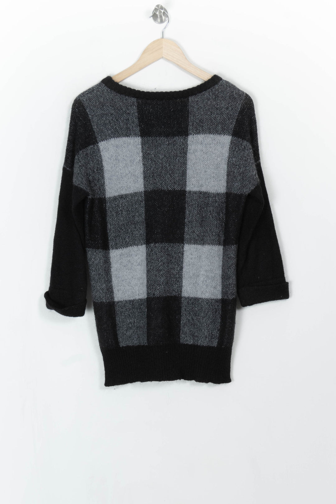 Pull Noir et Gris - Taille S/36 de la marque Claudie Pierlot | PARAD86021 - Vendu par Paradigme - Image 4