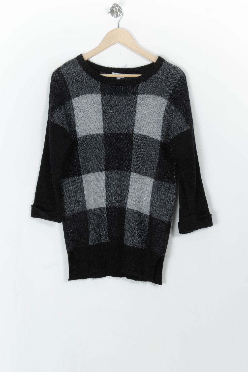 Pull Noir et Gris - Taille S/36 de la marque Claudie Pierlot | PARAD86021 - Vendu par Paradigme - Image 2