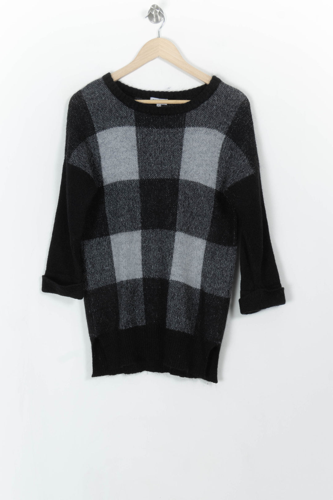 Pull Noir et Gris - Taille S/36 de la marque Claudie Pierlot | PARAD86021 - Vendu par Paradigme - Image 2