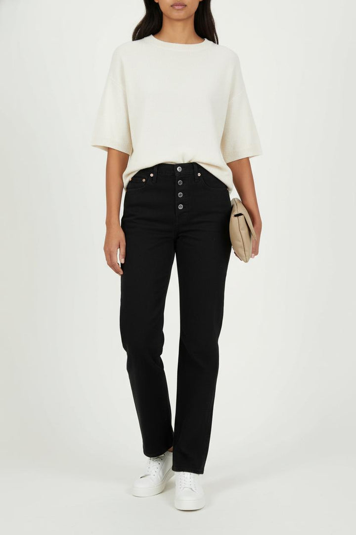 Jean Droit Noir - Taille M/38 de la marque Levi's | PARAD86024 - Vendu par Paradigme - Image 1
