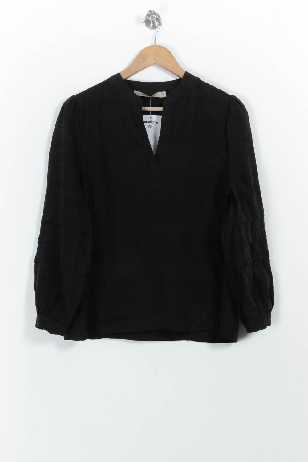 Blouse Noire - Taille M/38 de la marque La Fée Maraboutée | PARAD86030 - Vendu par Paradigme - Image 2