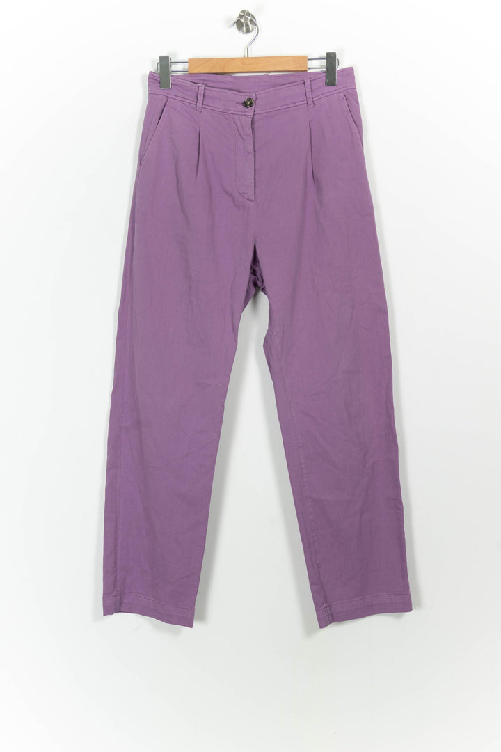 Pantalon Violet - Taille L/40 de la marque Léon & Harper | PARAD86038 - Vendu par Paradigme - Image 2