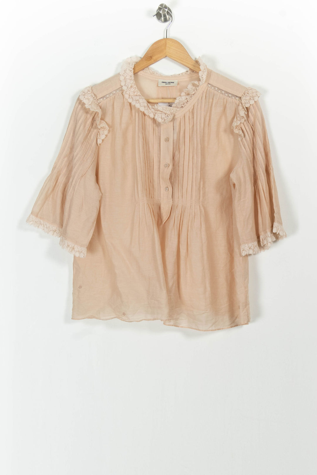 Blouse Rose - Taille L/40 de la marque Zadig&Voltaire | PARAD86039 - Vendu par Paradigme - Image 2