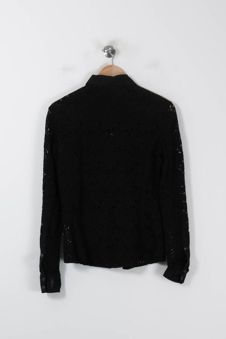 Chemise Noire - Taille L/40 de la marque IKKS | PARAD86040 - Vendu par Paradigme - Image 4