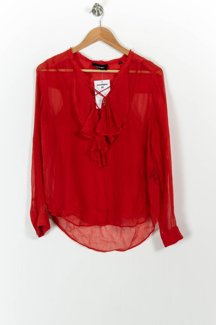 Blouse Rouge - Taille S/36 de la marque The Kooples | PARAD86047 - Vendu par Paradigme - Image 2