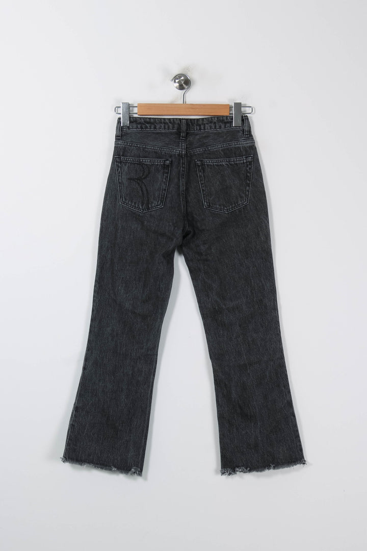 Jean Évasé Noir - Taille S/36 de la marque Rouje | PARAD86051 - Vendu par Paradigme - Image 4