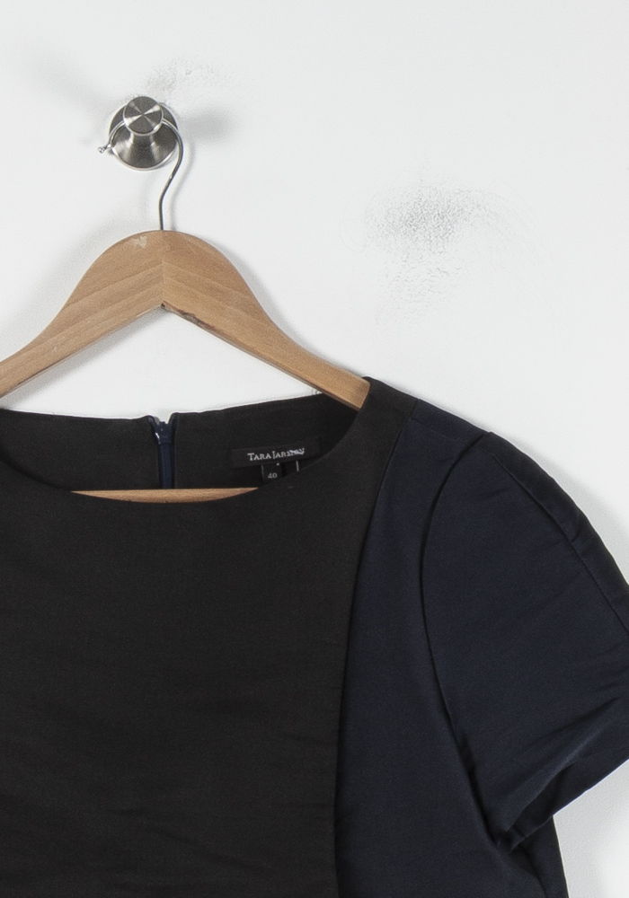 Haut Bleu et Noir - Taille L/40 de la marque Tara Jarmon | PARAD86058 - Vendu par Paradigme - Image 3