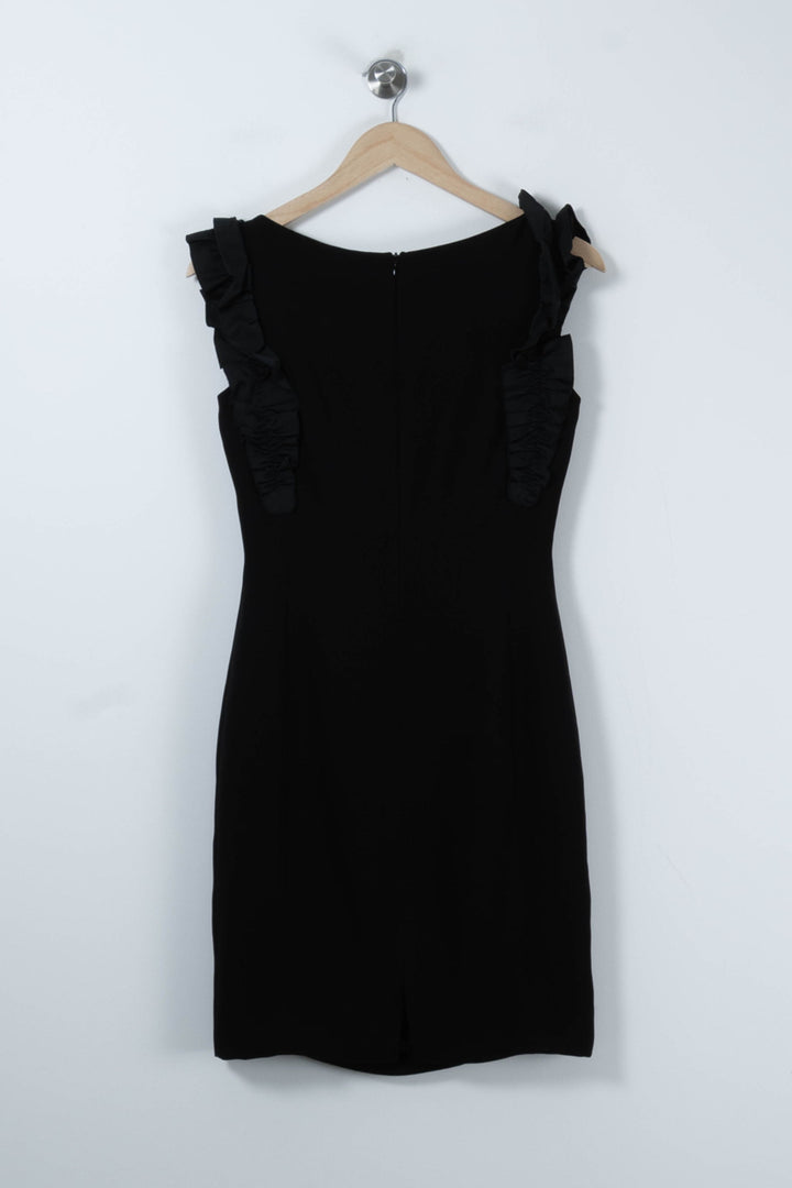 Robe Noire - Taille M/38 de la marque Max Mara | PARAD86059 - Vendu par Paradigme - Image 4