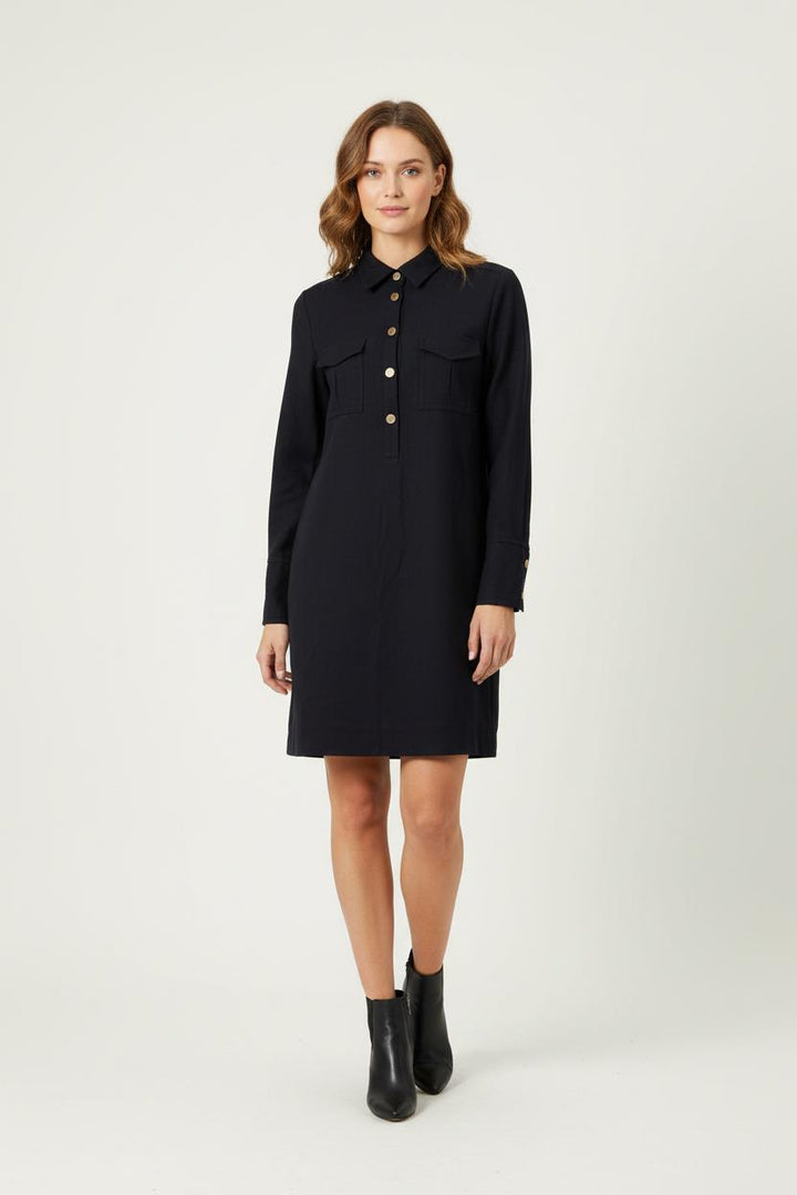 Robe Chemise Bleue - Taille M/38 de la marque Tara Jarmon | PARAD86060 - Vendu par Paradigme - Image 1