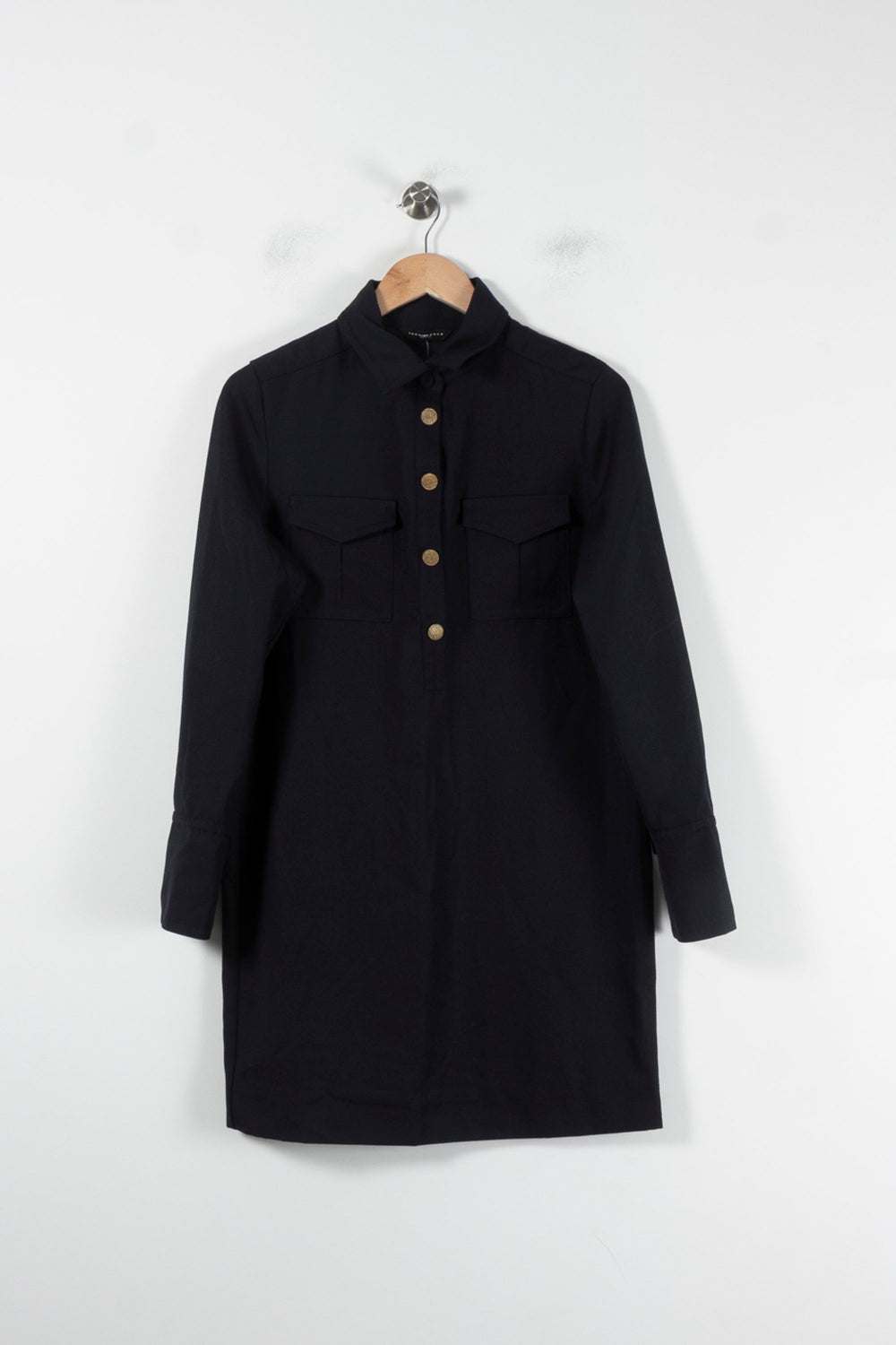 Robe Chemise Bleue - Taille M/38 de la marque Tara Jarmon | PARAD86060 - Vendu par Paradigme - Image 2
