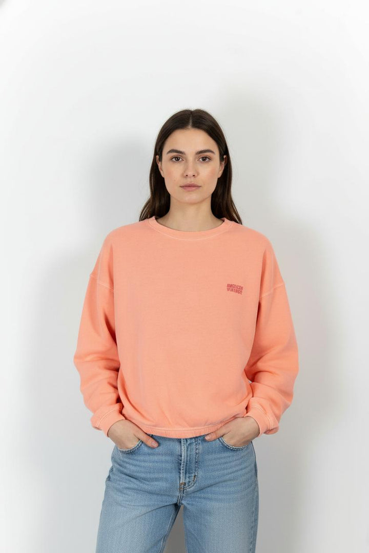 Sweatshirt Orange - Taille M/38 de la marque American Vintage | PARAD86065 - Vendu par Paradigme - Image 1