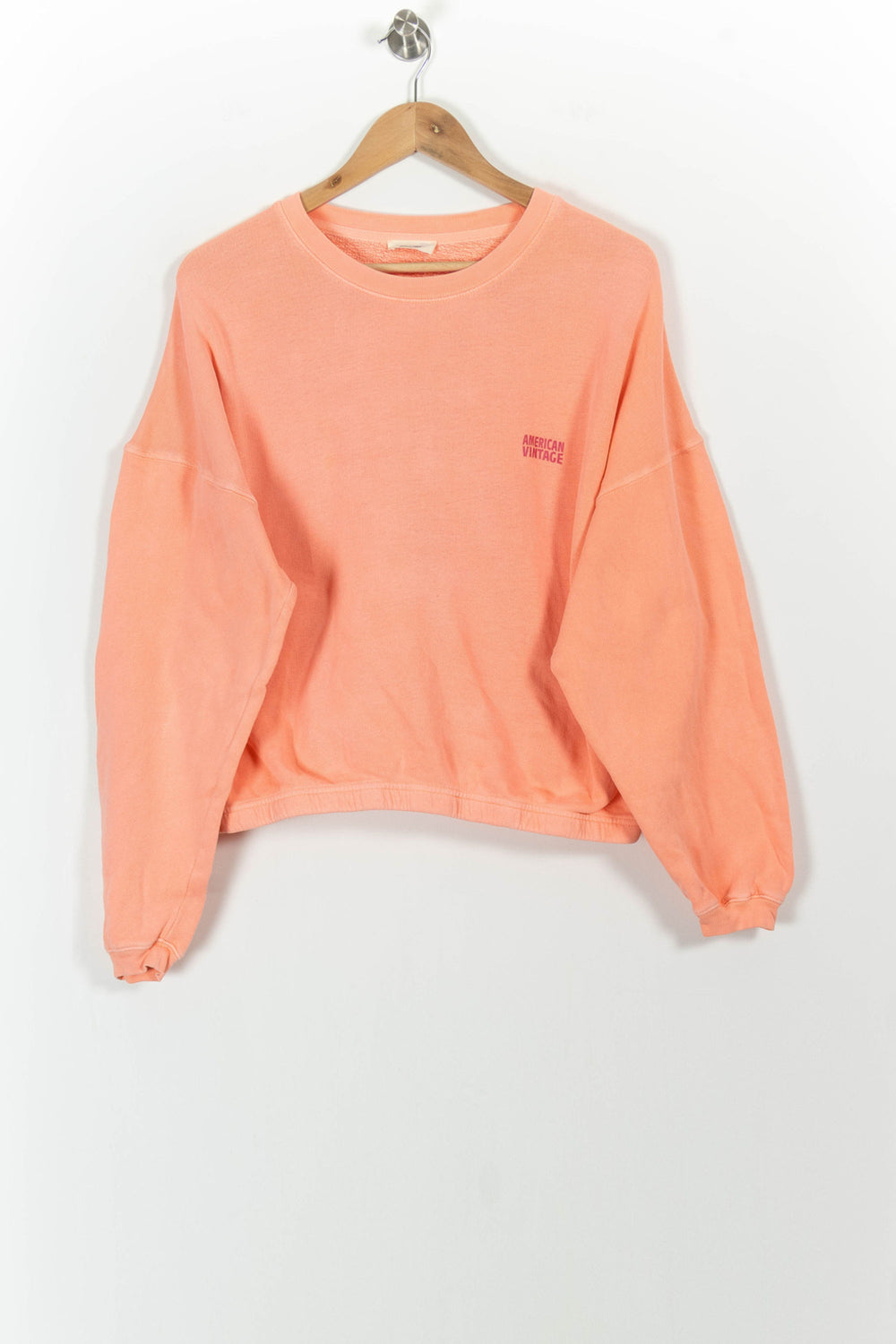 Sweatshirt Orange - Taille M/38 de la marque American Vintage | PARAD86065 - Vendu par Paradigme - Image 2