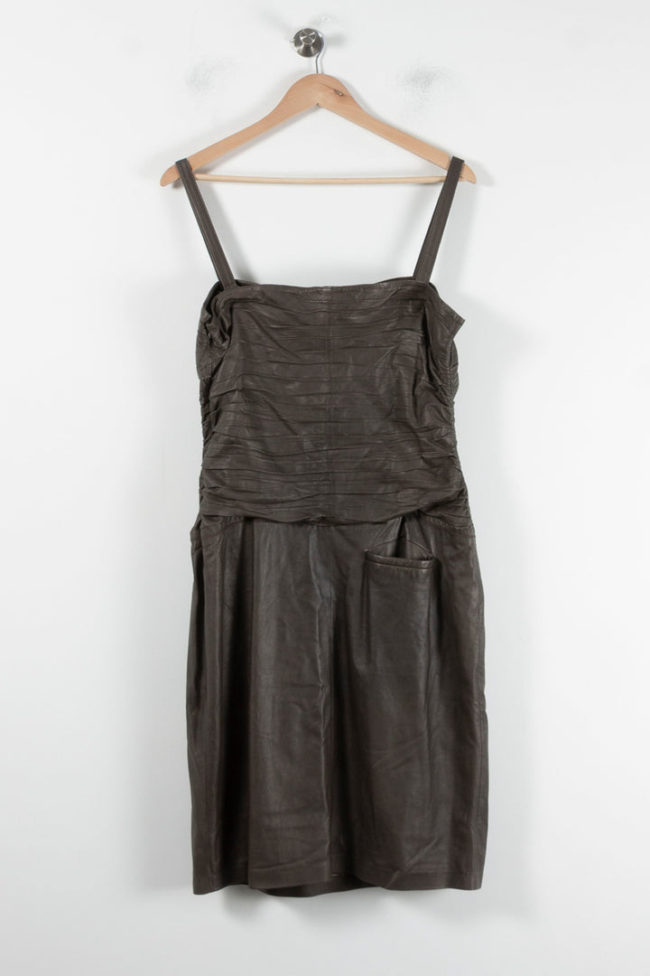 Robe Marron - Taille M/38 de la marque ZAPA | PARAD86076 - Vendu par Paradigme - Image 4
