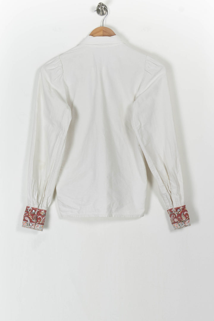 Chemise Blanche et Rouge - Taille XS/34 de la marque Sézane | PARAD86083 - Vendu par Paradigme - Image 4