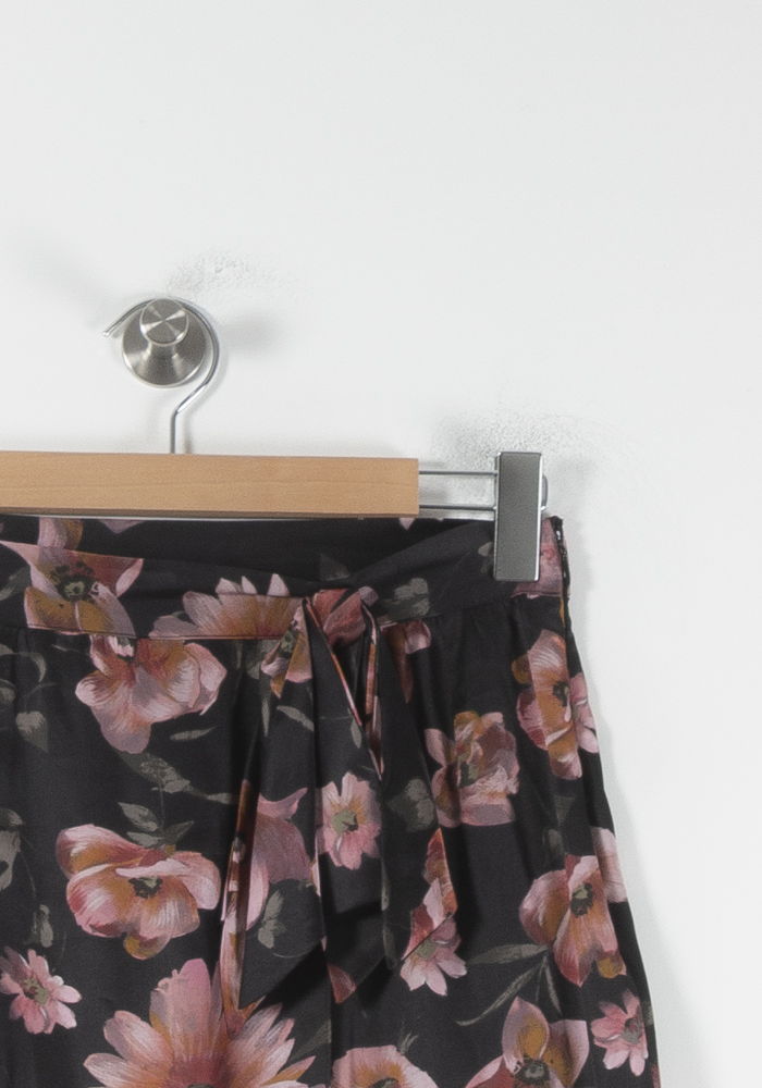Jupe Asymétrique Noire et Rose - Taille L/40 de la marque The Kooples | PARAD86084 - Vendu par Paradigme - Image 3