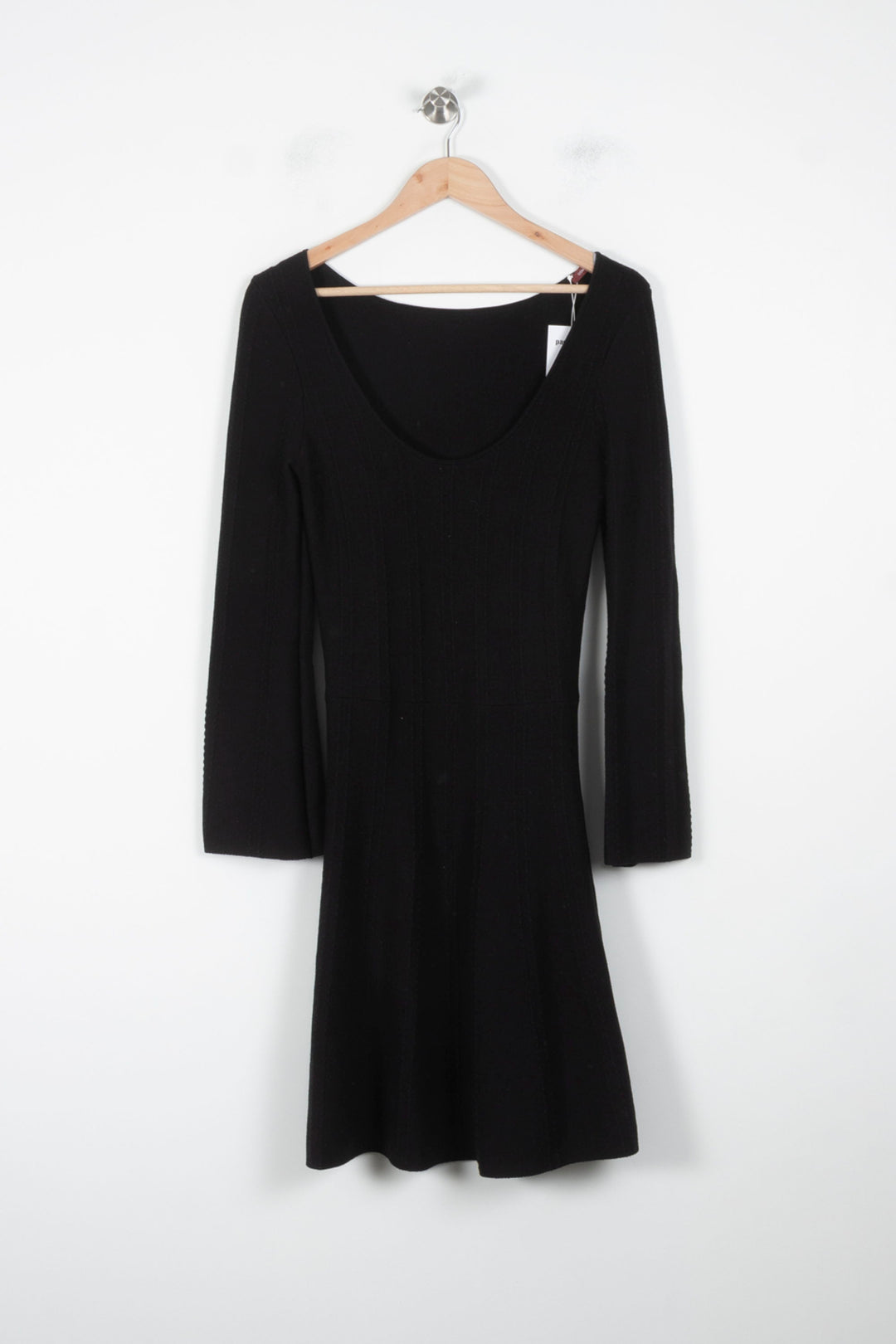 Robe Midi Noire - Taille S/36 de la marque Comptoir des Cotonniers | PARAD86086 - Vendu par Paradigme - Image 4