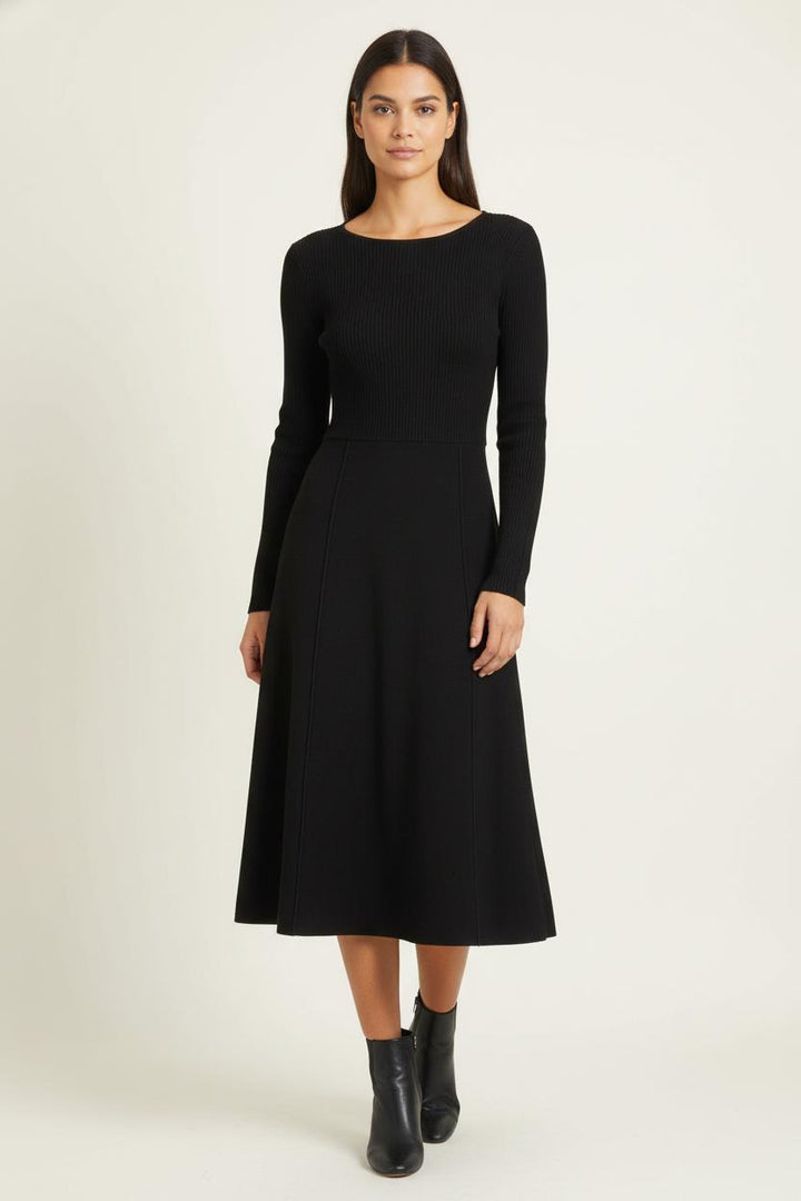 Robe Midi Noire - Taille S/36 de la marque Comptoir des Cotonniers | PARAD86086 - Vendu par Paradigme - Image 1