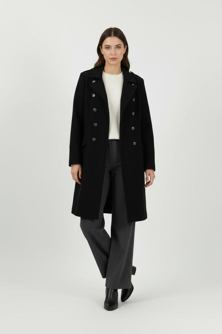 Manteau Militaire Noir - Taille XL/42 de la marque Ekyog | PARAD86087 - Vendu par Paradigme - Image 1