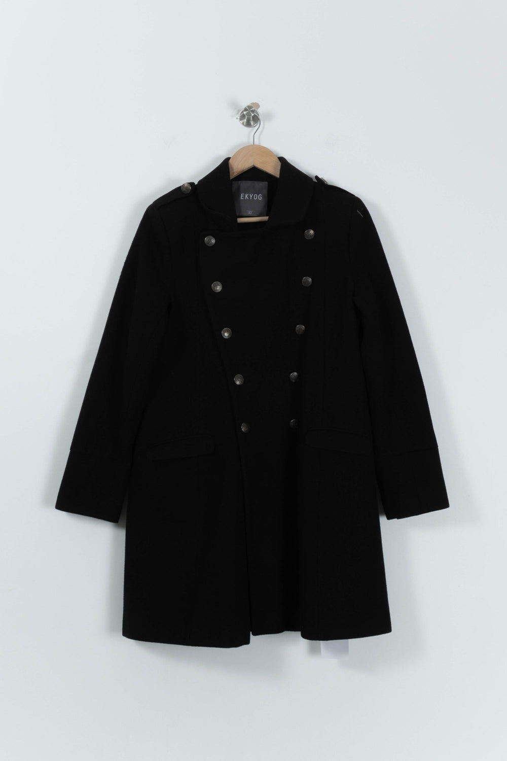 Manteau Militaire Noir - Taille XL/42 de la marque Ekyog | PARAD86087 - Vendu par Paradigme - Image 2