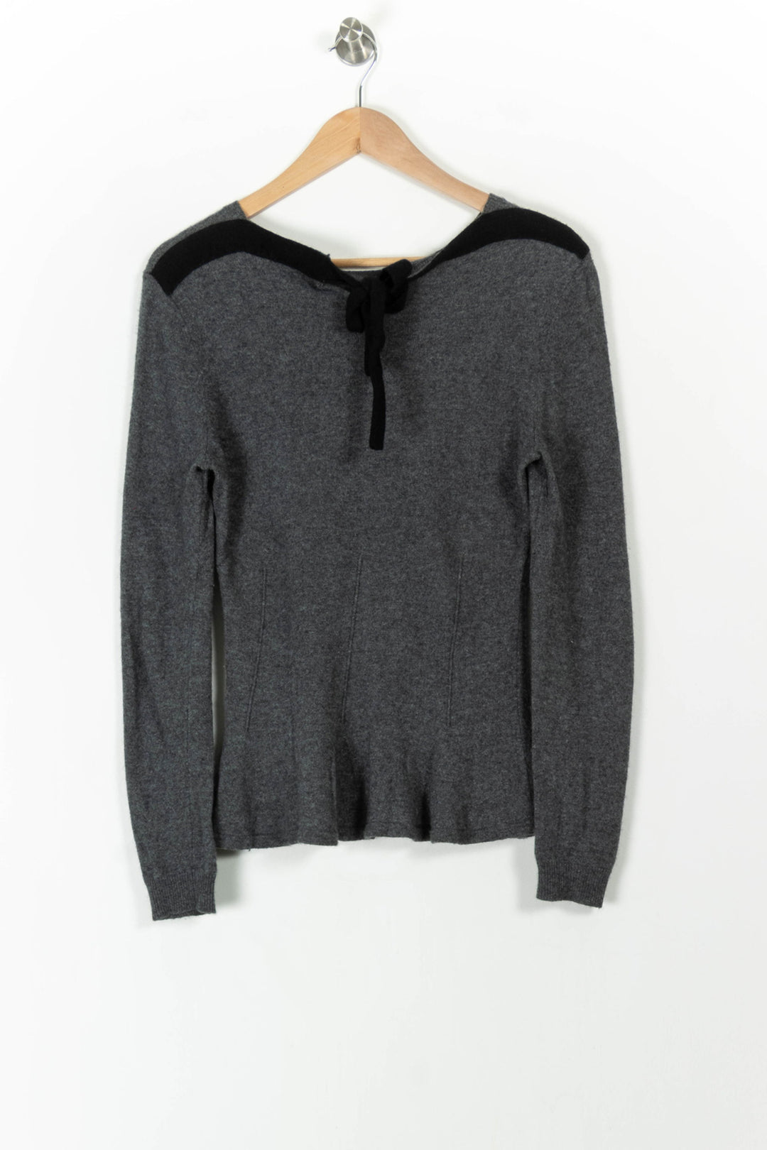 Pull Gris - Taille M/38 de la marque Claudie Pierlot | PARAD86092 - Vendu par Paradigme - Image 4