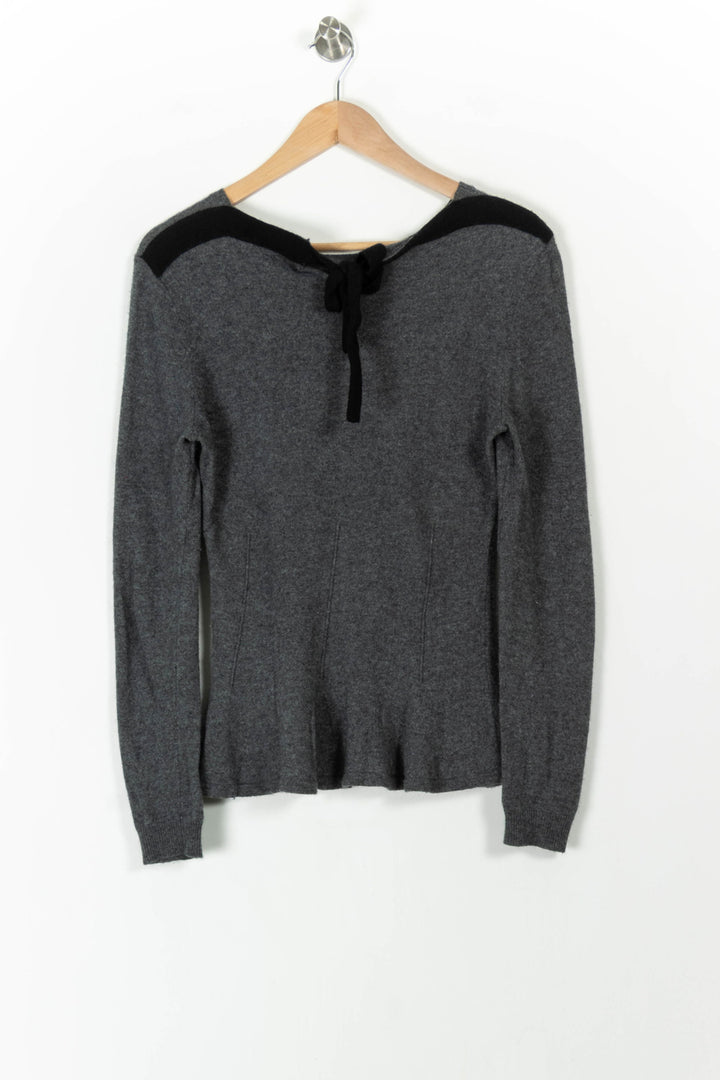 Pull Gris - Taille M/38 de la marque Claudie Pierlot | PARAD86092 - Vendu par Paradigme - Image 4