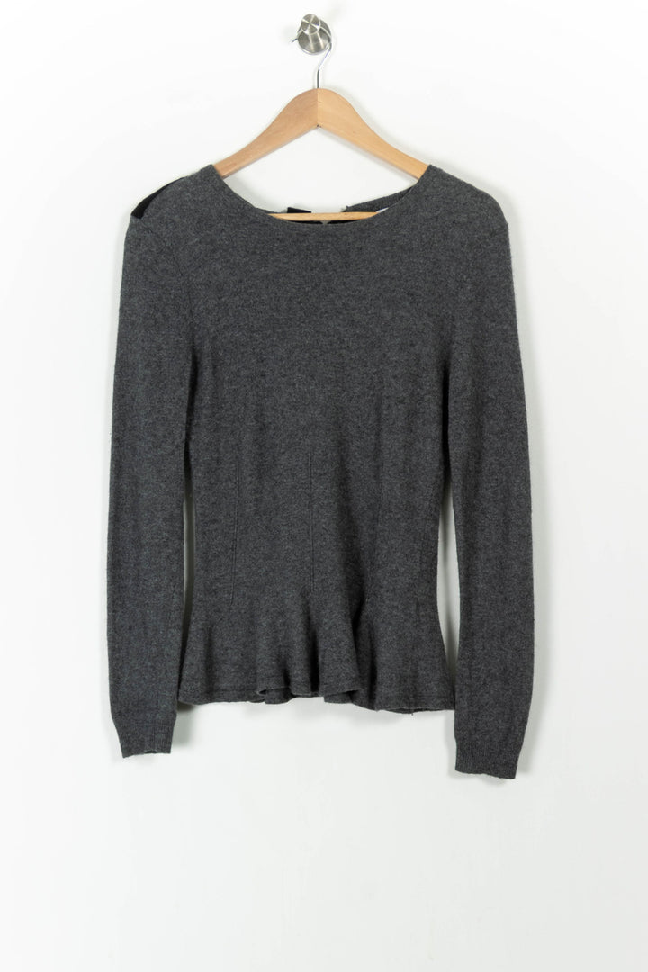 Pull Gris - Taille M/38 de la marque Claudie Pierlot | PARAD86092 - Vendu par Paradigme - Image 2