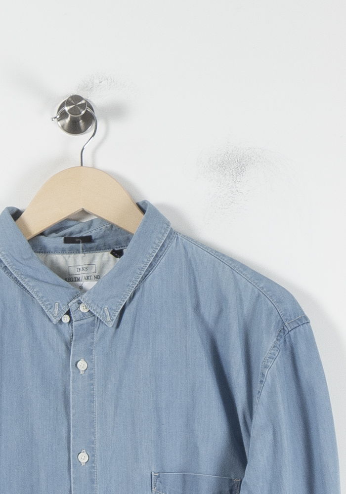 Chemise Bleue - Taille XXL/44 de la marque IKKS | PARAD86105 - Vendu par Paradigme - Image 3