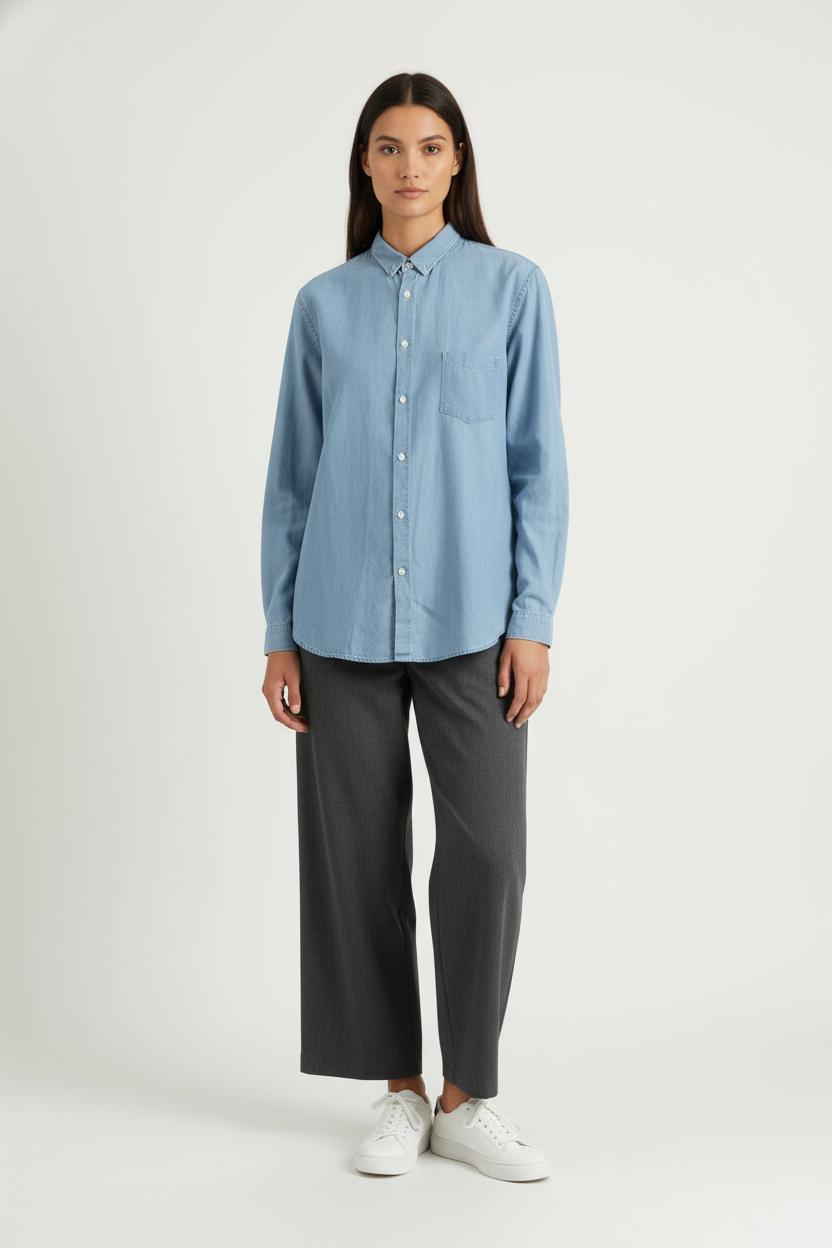 Chemise Bleue - Taille XXL/44 de la marque IKKS | PARAD86105 - Vendu par Paradigme - Image 1