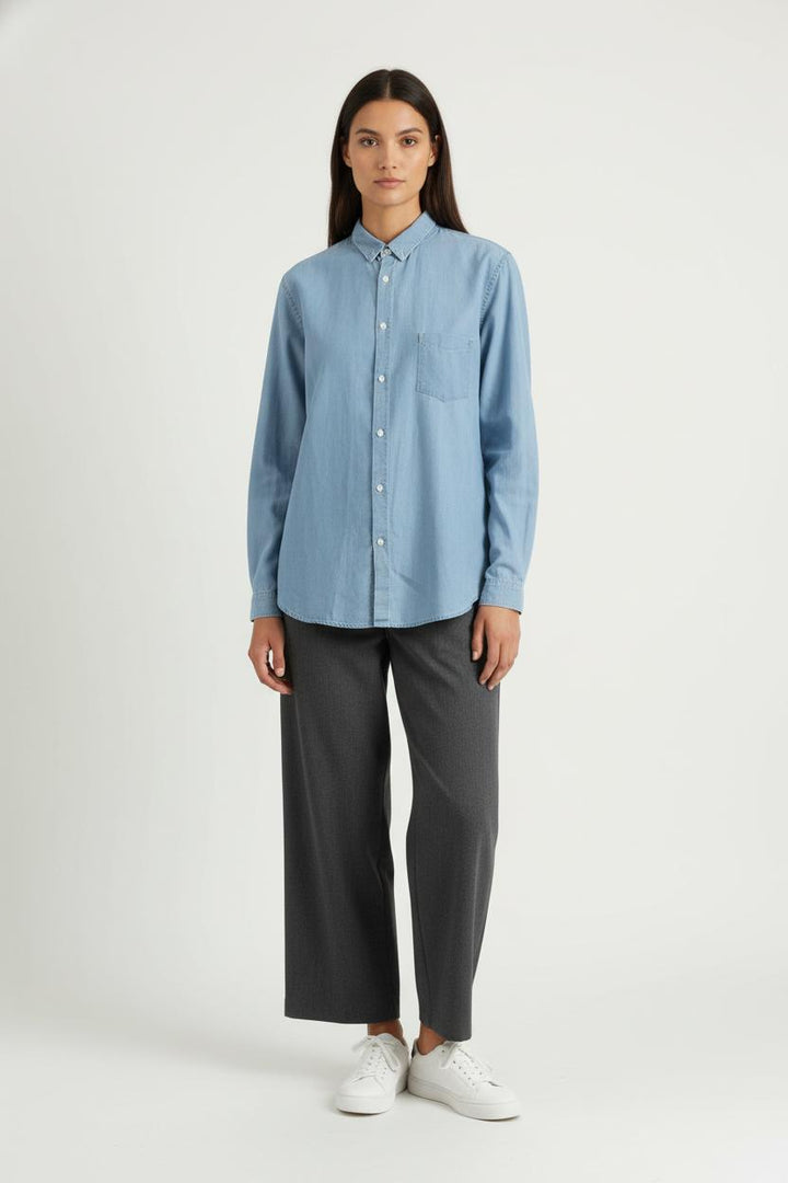 Chemise Bleue - Taille XXL/44 de la marque IKKS | PARAD86105 - Vendu par Paradigme - Image 1