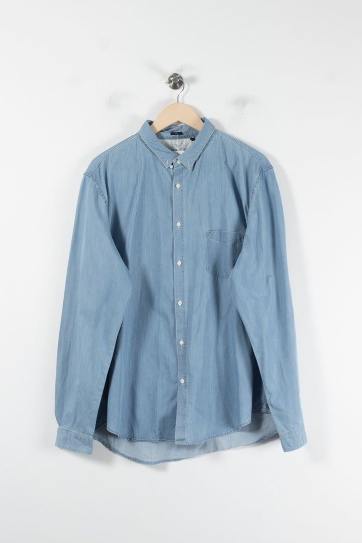 Chemise Bleue - Taille XXL/44 de la marque IKKS | PARAD86105 - Vendu par Paradigme - Image 2
