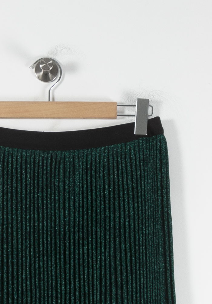 Jupe Plissée Verte - Taille S/36 de la marque Vanessa Bruno | PARAD86121 - Vendu par Paradigme - Image 3