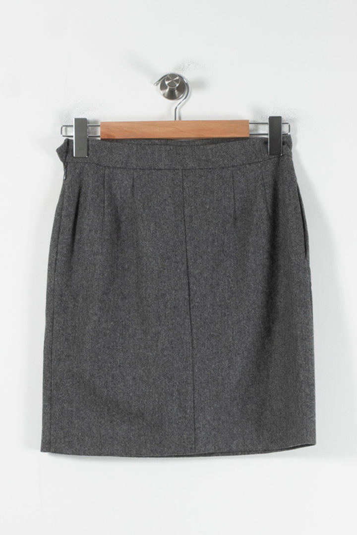 Jupe Droite Grise - Taille M/38 de la marque Soeur | PARAD86124 - Vendu par Paradigme - Image 4