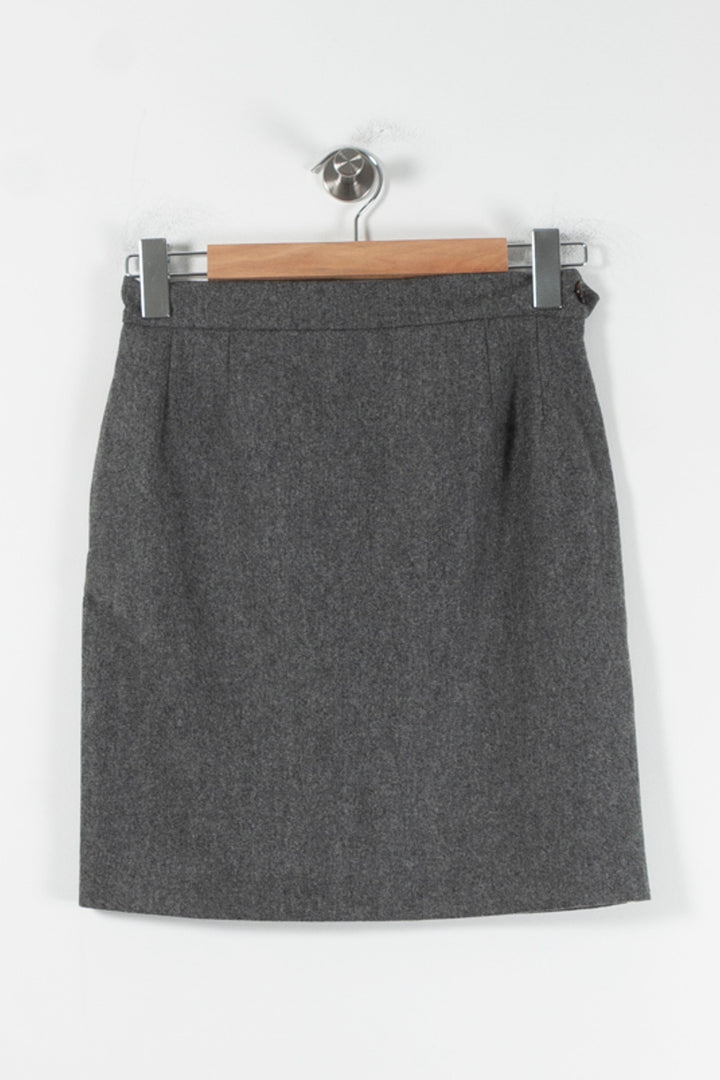 Jupe Droite Grise - Taille M/38 de la marque Soeur | PARAD86124 - Vendu par Paradigme - Image 2