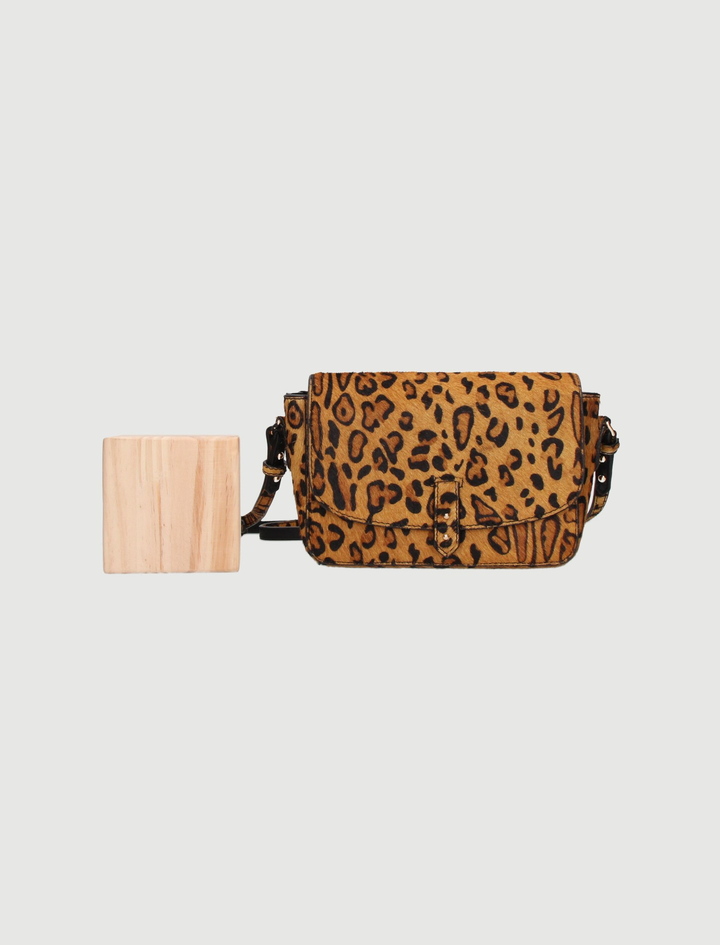Sac Bandoulière Noir et Léopard - Taille T.U. de la marque Petite Mendigote | PARAD86125 - Vendu par Paradigme - Image 2