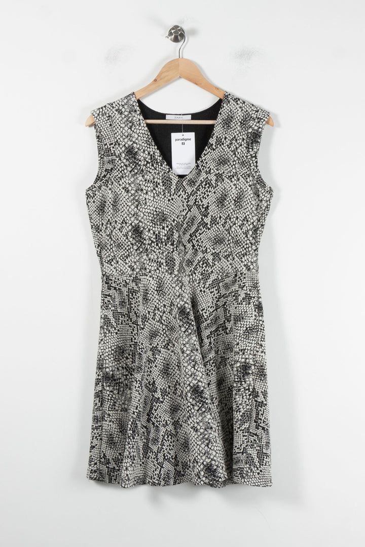 Robe Sans Manches Grise et Noire - Taille XL/42 de la marque ZAPA | PARAD86128 - Vendu par Paradigme - Image 2