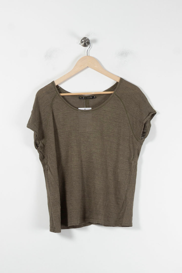 Tee-shirt Vert - Taille XS/34 de la marque Bérénice | PARAD86138 - Vendu par Paradigme - Image 2