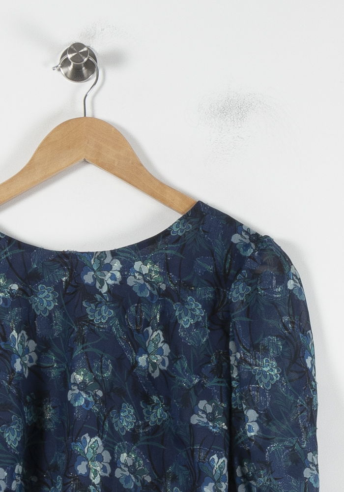 Blouse Bleue - Taille S/36 de la marque Maison Lemoine | PARAD86141 - Vendu par Paradigme - Image 3