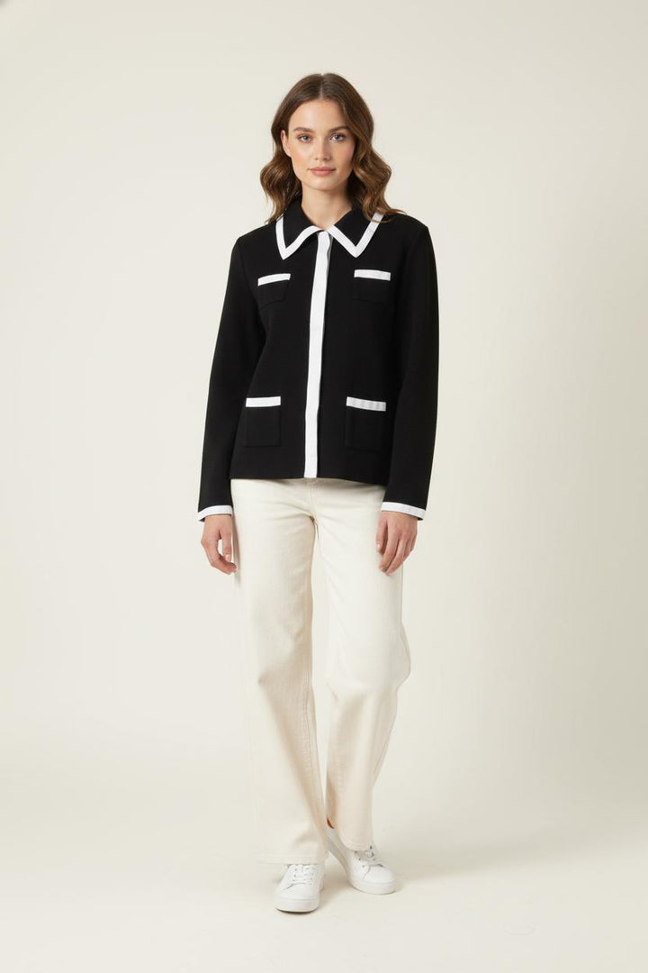 Veste Noire et Blanche - Taille M/38 de la marque Maison 123 | PARAD86147 - Vendu par Paradigme - Image 1