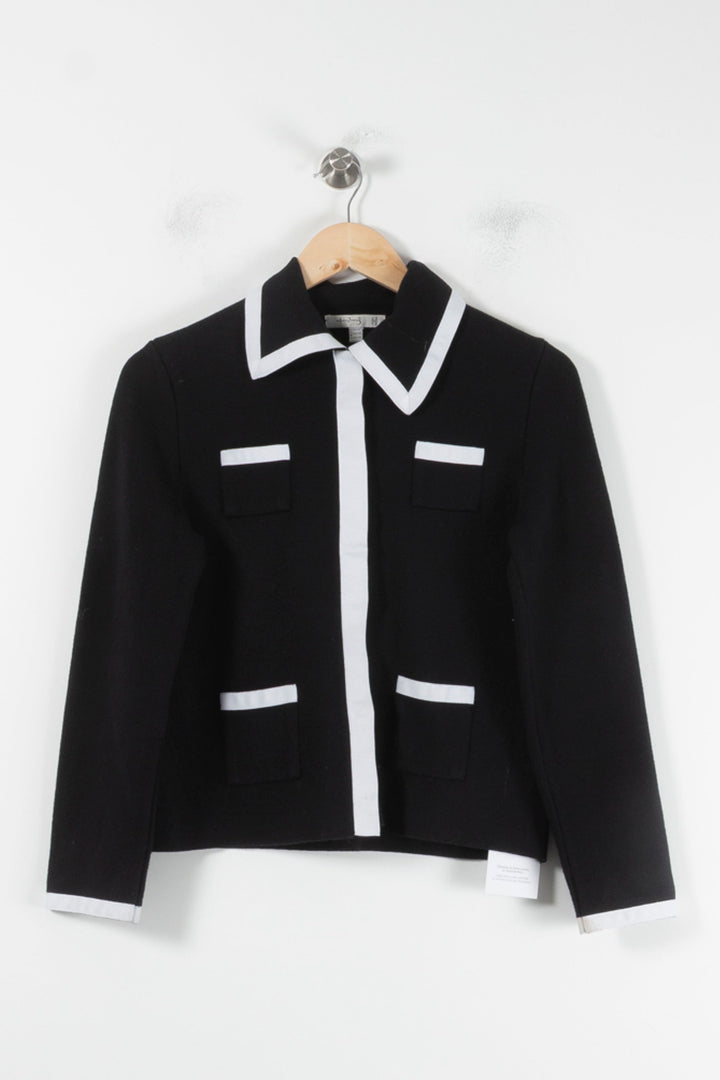 Veste Noire et Blanche - Taille M/38 de la marque Maison 123 | PARAD86147 - Vendu par Paradigme - Image 2
